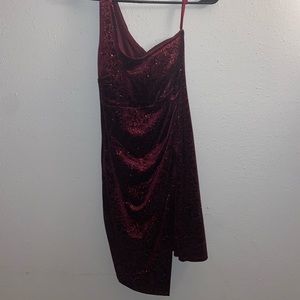 Red Glittery Dress Size M